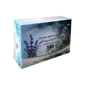 صابون دانه کاج و مریم گلی بیز