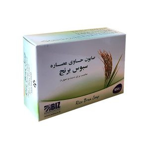 صابون دست و صورت سبوس برنج -پک ۳ عددی